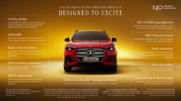 Der neue elektrische Mercedes-Benz GLA