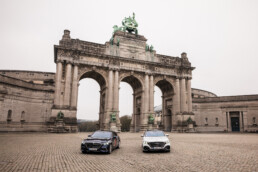 „140 Years. 140 Places.“ – die neue S-Klasse in Brüssel (Belgien) vor dem Parc du Cinquantenaire