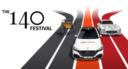 „The 140 Festival“: Am 17./18. Oktober 2026 feiert Mercedes Benz Heimkehr der neuen S-Klasse von ihrer Welttour „140 Years. 140 Places“. Seit dem 29. Januar 2026 und damit genau 140 Jahre nach der Anmeldung des Patents für den Motorwagen von Carl Benz haben drei S-Klasse Limousinen rund 65.000 Kilometer auf allen Kontinenten zurückgelegt. Key Visual des Erlebnistags für die breite Öffentlichkeit am 18. Oktober 2026.